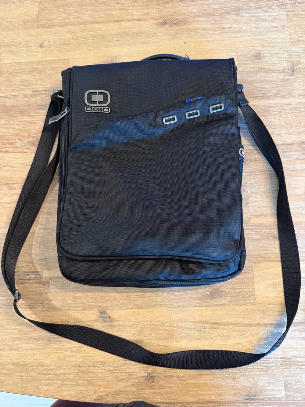OGIO Black Laptop Messenger Bag